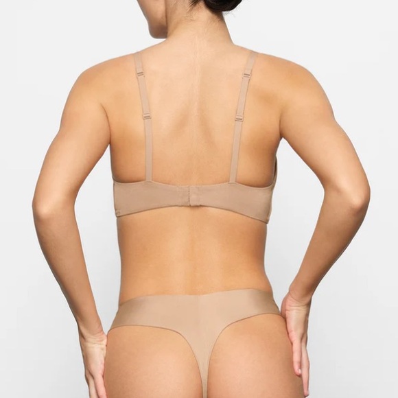 NEW SKIMS Wireless Form T-Shirt Demi Bra Wire-free Tshirt, Nude Clay Size 32C - Picture 3 of 14